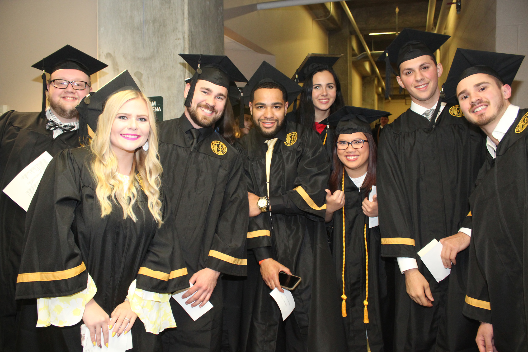 Group of graduates.