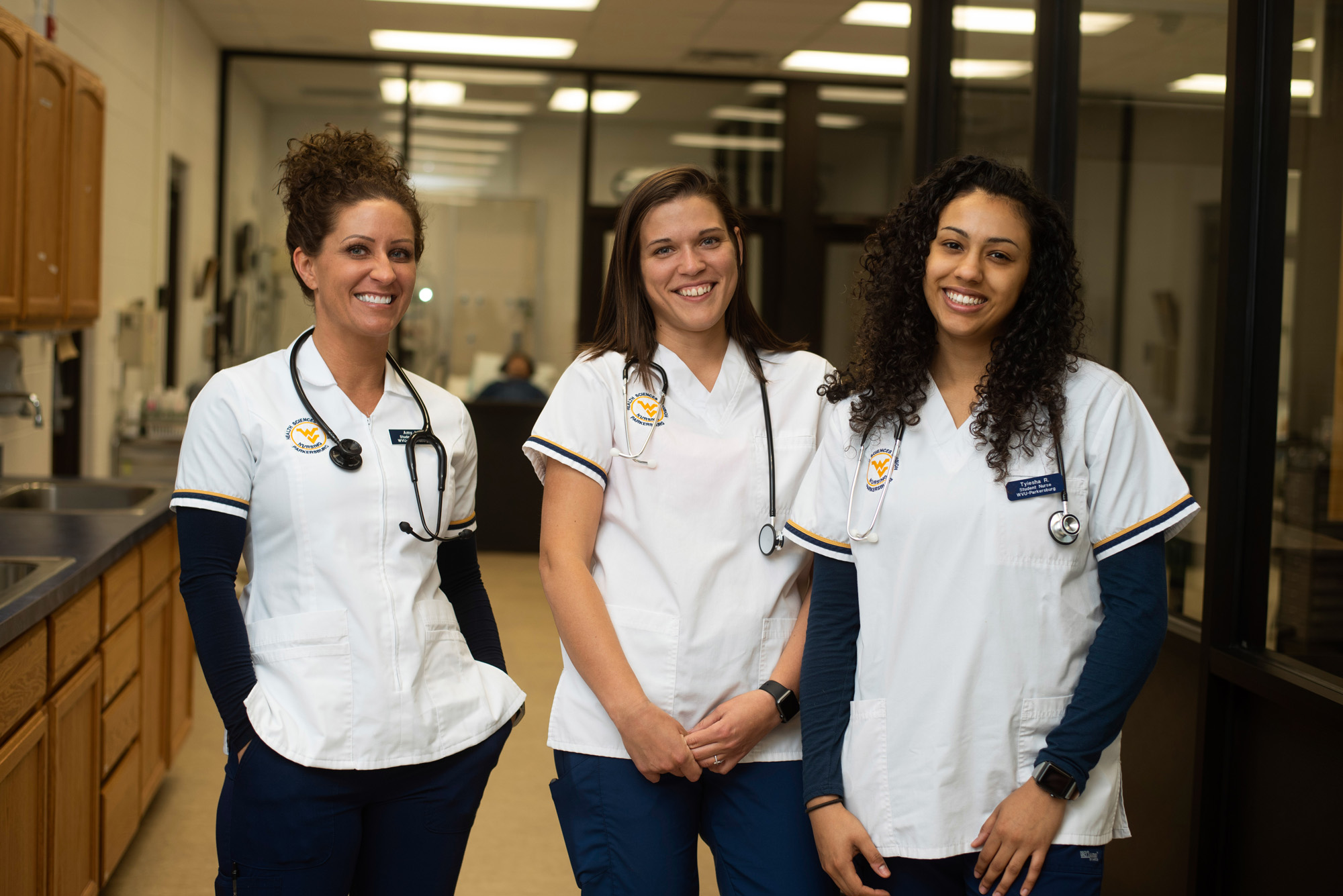 Medical students at hospital.