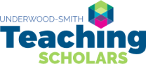 Underwood Smith Teaching Scholars logo.